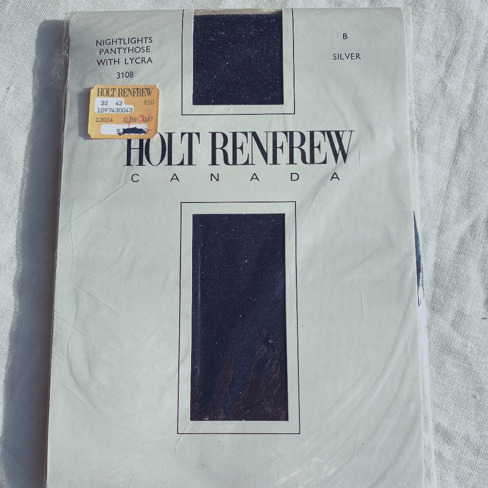 Holt Renfrew Nightlights Pantyhose Sz: B